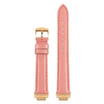 fb.in3.st19 Up Dark Pink StrapsCo Womens Smooth Leather Rose Gold Buckle Watch Band Strap 14mm