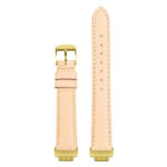 fb.in3.st19 Up Light Pink StrapsCo Womens Smooth Leather Gold Buckle Watch Band Strap 14mm