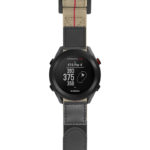 g.as12.nt13 Main Khaki & Red StrapsCo Hook and Loop Explorer Watch Band Strap Nylon Velcro NATO 20mm