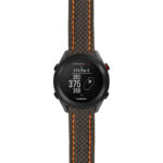g.as12.st25 Main Black & Orange StrapsCo Heavy Duty Carbon Fiber Watch Strap 20mm