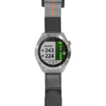 g.as40.nt13 Main Gray & Orange StrapsCo Hook and Loop Explorer Watch Band Strap Nylon Velcro NATO 20mm