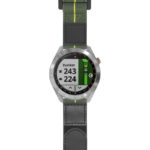 g.as40.nt13 Main Green & Yellow StrapsCo Hook and Loop Explorer Watch Band Strap Nylon Velcro NATO 20mm