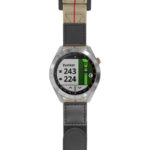 g.as40.nt13 Main Khaki & Red StrapsCo Hook and Loop Explorer Watch Band Strap Nylon Velcro NATO 20mm