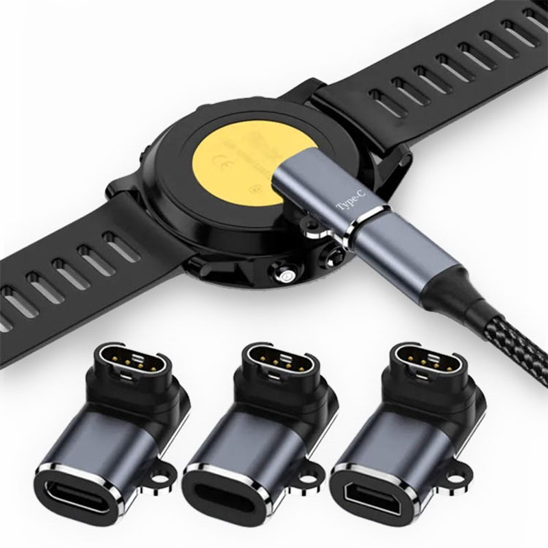 Adaptateur Magnétique pour Chargeur Garmin Fenix 7, 6 et 5, Entrée USB-C -  Tactical - Français