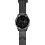 g.d2a.nt13 Main Black & Gray StrapsCo Hook and Loop Explorer Watch Band Strap Nylon Velcro NATO 20mm