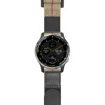 g.d2a.nt13 Main Khaki & Red StrapsCo Hook and Loop Explorer Watch Band Strap Nylon Velcro NATO 20mm