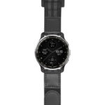 g.dax10.nt13 Main Black & Gray StrapsCo Hook and Loop Explorer Watch Band Strap Nylon Velcro NATO 20mm