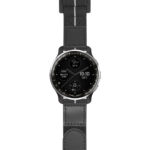 g.dax10.nt13 Main Black & White StrapsCo Hook and Loop Explorer Watch Band Strap Nylon Velcro NATO 20mm