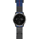 g.dax10.nt13 Main Blue & Red StrapsCo Hook and Loop Explorer Watch Band Strap Nylon Velcro NATO 20mm