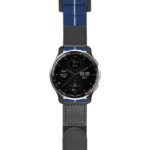 g.dax10.nt13 Main Blue & White StrapsCo Hook and Loop Explorer Watch Band Strap Nylon Velcro NATO 20mm