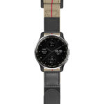 g.dax10.nt13 Main Khaki & Red StrapsCo Hook and Loop Explorer Watch Band Strap Nylon Velcro NATO 20mm