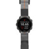 g.f245.nt13 Main Gray & Orange StrapsCo Hook and Loop Explorer Watch Band Strap Nylon Velcro NATO 20mm