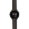 g.f245.st23 Main Black & Blue StrapsCo Heavy Duty Mens Leather Watch Band Strap 20mm