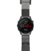 g.f255.nt13 Main Gray & Orange StrapsCo Hook and Loop Explorer Watch Band Strap Nylon Velcro NATO 20mm
