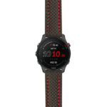 g.f255.st25 Main Black & Red StrapsCo Heavy Duty Carbon Fiber Watch Strap 20mm