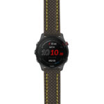 g.f255.st25 Main Black & Yellow StrapsCo Heavy Duty Carbon Fiber Watch Strap 20mm