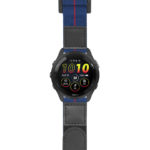 g.f265.nt13 Main Blue & Red StrapsCo Hook and Loop Explorer Watch Band Strap Nylon Velcro NATO 20mm