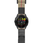 g.f265.nt13 Main Khaki & Red StrapsCo Hook and Loop Explorer Watch Band Strap Nylon Velcro NATO 20mm