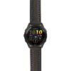g.f265.st23 Main Black & Blue StrapsCo Heavy Duty Mens Leather Watch Band Strap 20mm