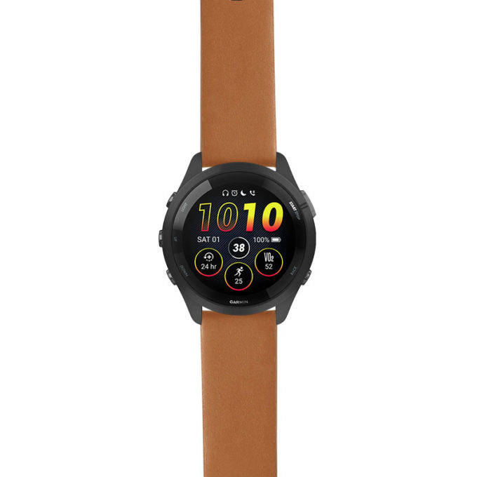 g.f265.st24 Main Tan StrapsCo Heavy Duty Leather Watch Band Strap 20mm