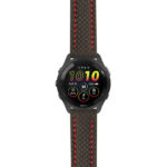 g.f265.st25 Main Black & Red StrapsCo Heavy Duty Carbon Fiber Watch Strap 20mm