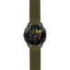 g.f265.st29 Main Green StrapsCo Heavy Duty Suede Watch Strap 20mm