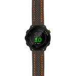g.f55.st25 Main Black & Orange StrapsCo Heavy Duty Carbon Fiber Watch Strap 20mm
