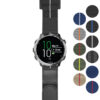 g.f645.nt13 Gallery Black & White StrapsCo Hook and Loop Explorer Watch Band Strap Nylon Velcro NATO 20mm