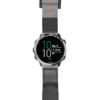 g.f645.nt13 Main Gray & Orange StrapsCo Hook and Loop Explorer Watch Band Strap Nylon Velcro NATO 20mm