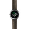 g.f645.st23 Main Black & White StrapsCo Heavy Duty Mens Leather Watch Band Strap 20mm