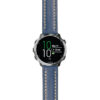 g.f645.st23 Main Blue & White StrapsCo Heavy Duty Mens Leather Watch Band Strap 20mm