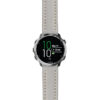 g.f645.st23 Main Grey & White StrapsCo Heavy Duty Mens Leather Watch Band Strap 20mm