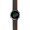 g.f645.st25 Main Black & Red StrapsCo Heavy Duty Carbon Fiber Watch Strap 20mm