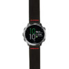 g.f645.st29 Main Black & Red StrapsCo Heavy Duty Suede Watch Strap 20mm