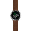 g.f645.st29 Main Brown StrapsCo Heavy Duty Suede Watch Strap 20mm