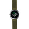 g.f645.st29 Main Green StrapsCo Heavy Duty Suede Watch Strap 20mm