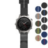 g.fch.nt13 Gallery Black & White StrapsCo Hook and Loop Explorer Watch Band Strap Nylon Velcro NATO 20mm