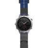 g.fch.nt13 Main Blue & White StrapsCo Hook and Loop Explorer Watch Band Strap Nylon Velcro NATO 20mm