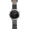 g.fch.nt13 Main Gray & Orange StrapsCo Hook and Loop Explorer Watch Band Strap Nylon Velcro NATO 20mm