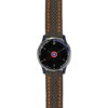 g.lh.fa.st25 Main Black & Orange StrapsCo Heavy Duty Carbon Fiber Watch Strap 22mm