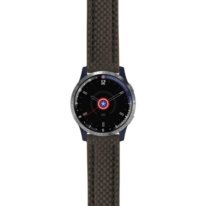 g.lh.fa.st25 Main Black StrapsCo Heavy Duty Carbon Fiber Watch Strap 22mm