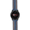g.ls.dv.st23 Main Blue & Orange StrapsCo Heavy Duty Mens Leather Watch Band Strap 22mm