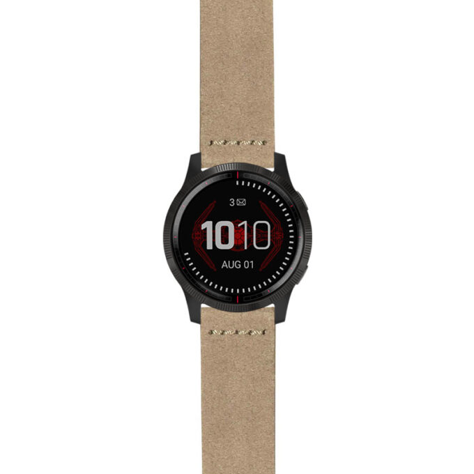 g.ls.dv.st29 Main Grey StrapsCo Heavy Duty Suede Watch Strap 22mm