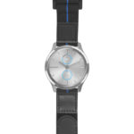g.lux.nt13 Main Black & Blue StrapsCo Hook and Loop Explorer Watch Band Strap Nylon Velcro NATO 20mm