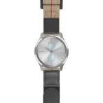 g.lux.nt13 Main Khaki & Red StrapsCo Hook and Loop Explorer Watch Band Strap Nylon Velcro NATO 20mm