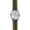 g.lux.st23 Main Black & Yellow StrapsCo Heavy Duty Mens Leather Watch Band Strap 20mm