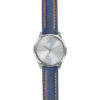 g.lux.st23 Main Blue & Orange StrapsCo Heavy Duty Mens Leather Watch Band Strap 20mm