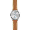 g.lux.st23 Main Tan & White StrapsCo Heavy Duty Mens Leather Watch Band Strap 20mm