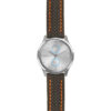 g.lux.st25 Main Black & Orange StrapsCo Heavy Duty Carbon Fiber Watch Strap 20mm