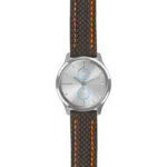 g.lux.st25 Main Black & Orange StrapsCo Heavy Duty Carbon Fiber Watch Strap 20mm